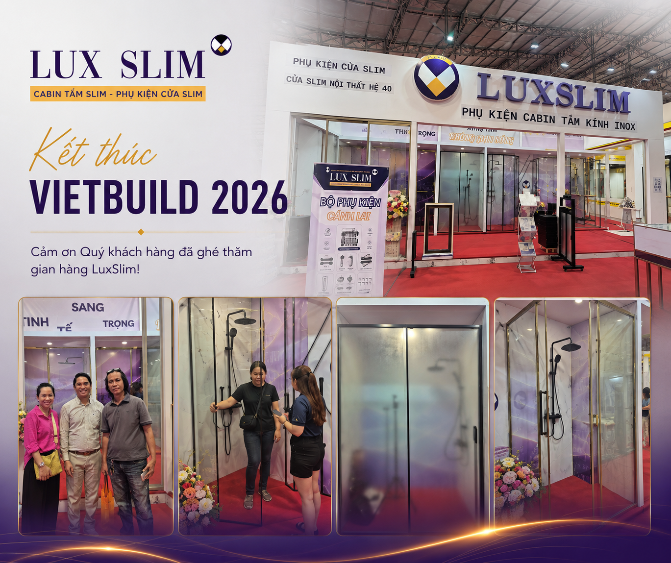 Khép lại hành trình của LuxSlim tại triển lãm Vietbuild T6/2026
